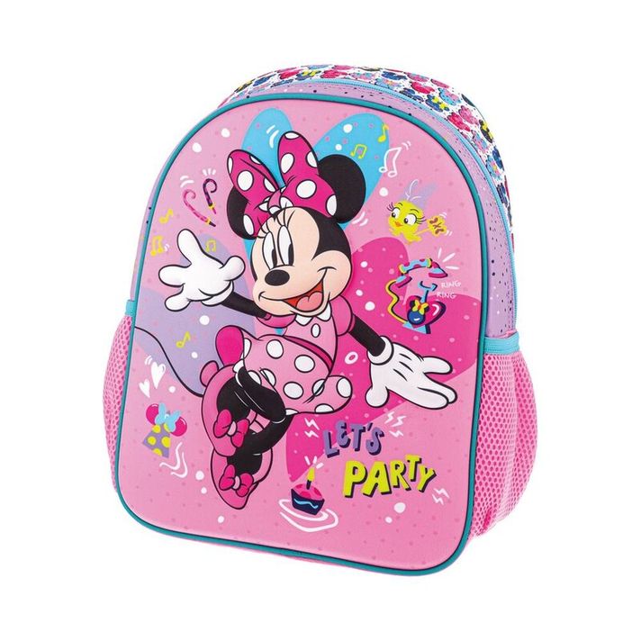 PLAY BAG - Detský batoh TICO 3D - let's party, Minnie Mouse