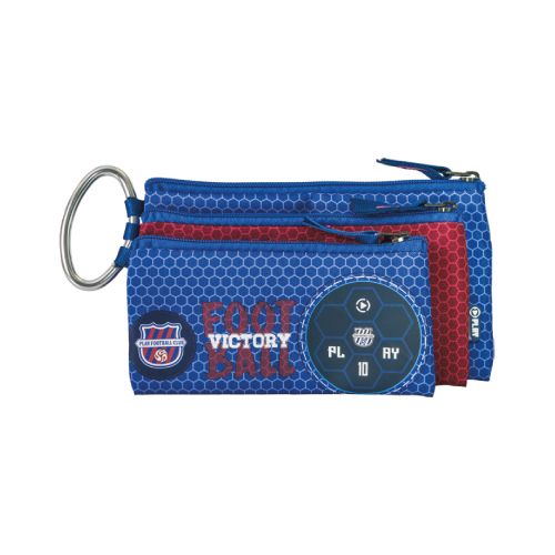 PLAY BAG - Puzdro na perá XL3, Blue Football