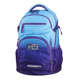 PLAY BAG - Školský batoh Apollo 241 Ergo Sunset - modrý/tmavomodrý