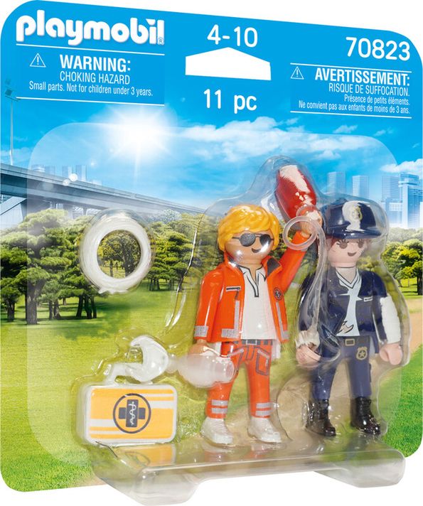 PLAYMOBIL - DuoPack Pohotovostný lekár a policajtka