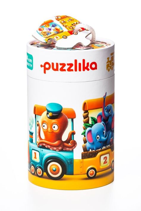 PUZZLIKA - 13050 Vlak 94 cm - náučné puzzle 20 dielikov