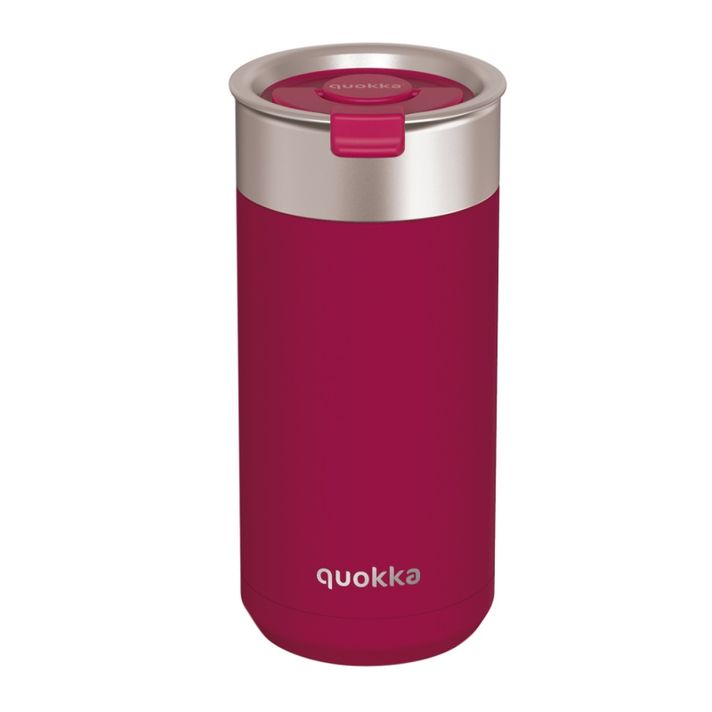 QUOKKA - Boost, Nerezový termohrnček so sitkom MAROON, 400ml, 40076