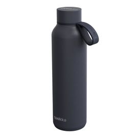 QUOKKA - Nerezová fľaša / termoska s pútkom SLATE, 630ml, 40174