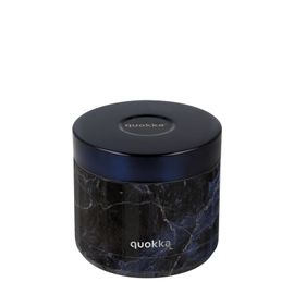 QUOKKA - Nerezová termonádoba na jedlo BLACK MARBLE, 600ml, 40111