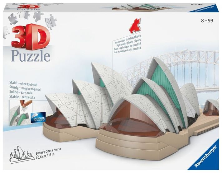 RAVENSBURGER - Budova Opery v Sydney 216 dielikov