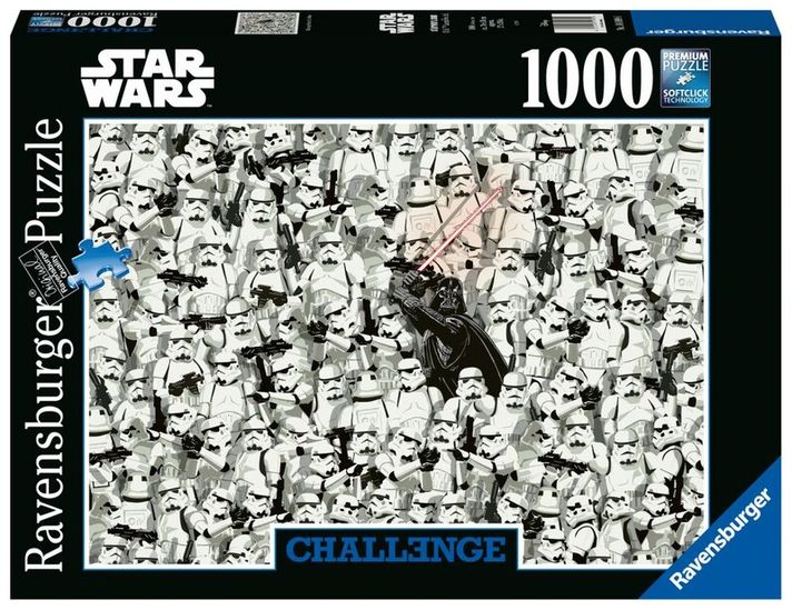 RAVENSBURGER - Challenge Puzzle: Star Wars 1000 dielikov