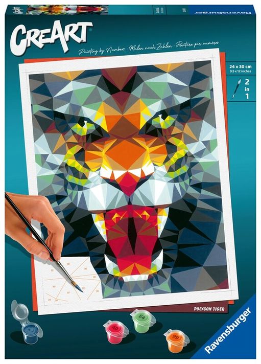 RAVENSBURGER - Creart polygónový tiger