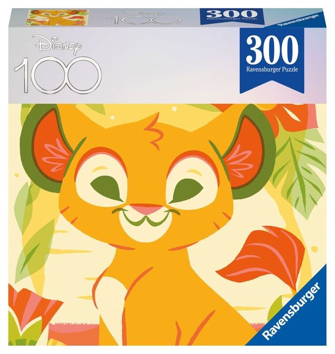 RAVENSBURGER - Disney 100 rokov: leví kráľ 300 dielikov