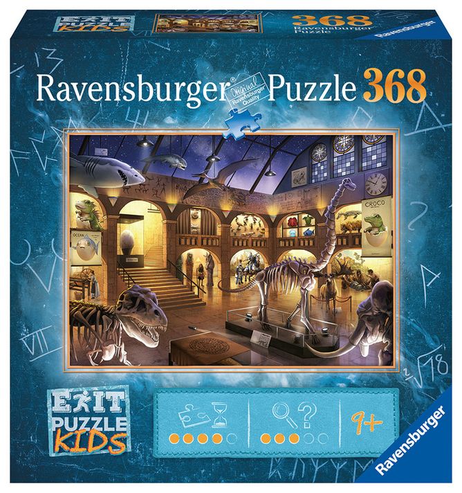 RAVENSBURGER - Exit KIDS Puzzle: Noc v múzeu 368 dielikov