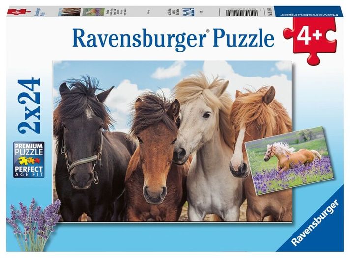 RAVENSBURGER - Fotky Koní 2X24 Dielikov