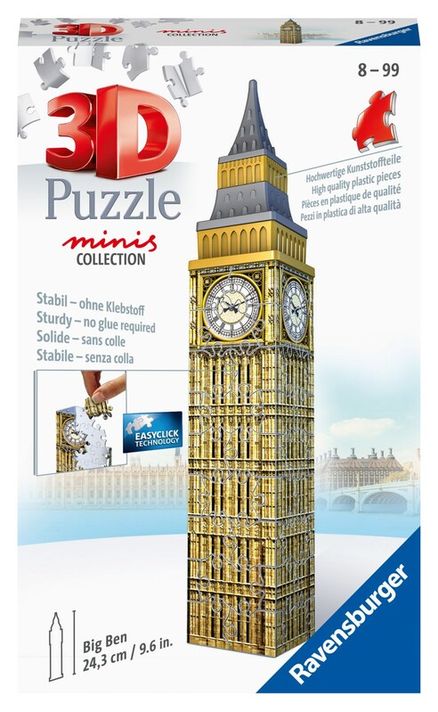 RAVENSBURGER - Mini Budova - Big Ben 54 Dielikov