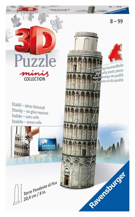 RAVENSBURGER - Mini Budova - Šikmá Veža V Pise 54 Dielikov