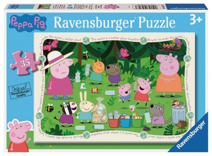 RAVENSBURGER - Prasiatko Peppa 35 dielikov