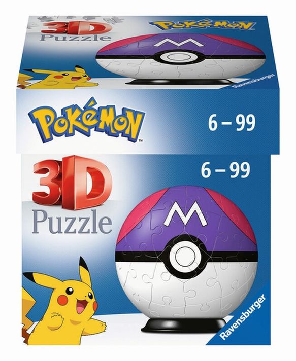 RAVENSBURGER - Puzzle-Ball Pokémon: Master Ball 54 dielikov