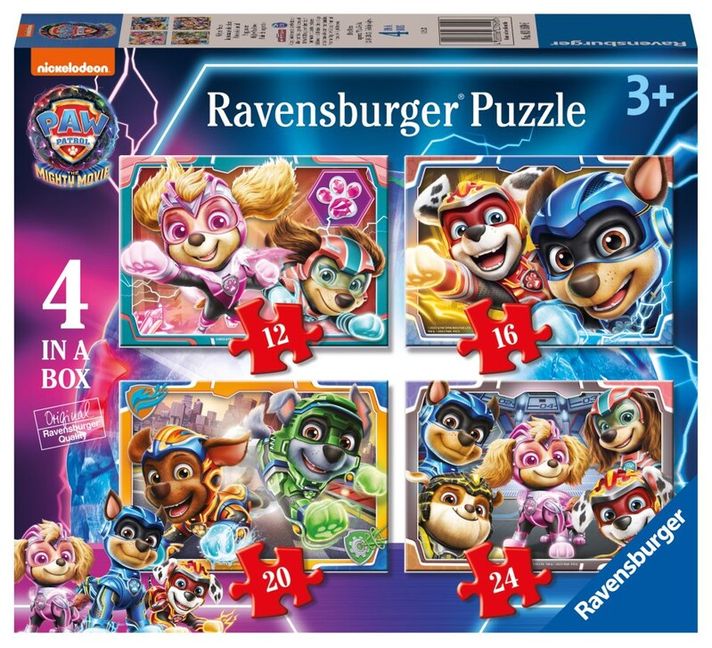 RAVENSBURGER - Tlapková patrola vo filme 4 v 1