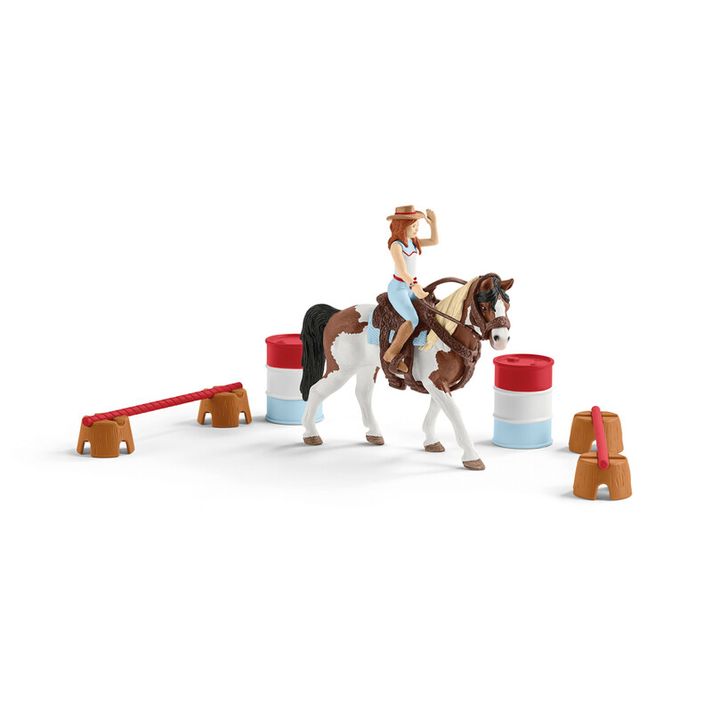 SCHLEICH - Hannah a jazdecká sada na western