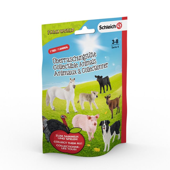 SCHLEICH - Vrecko s prekvapením - farmárske zvieratká XS