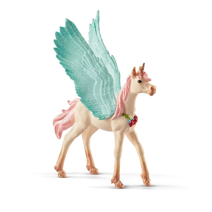 SCHLEICH - Vyzdobené žriebä Pegasa jednorožca