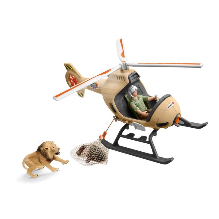 SCHLEICH - Záchranný vrtuľník pre zvieratá