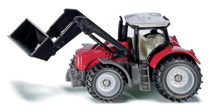 SIKU - Blister - Massey Ferguson s predným nakladačom