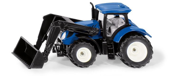 SIKU - Blister - traktor New Holland s predným nakladačom