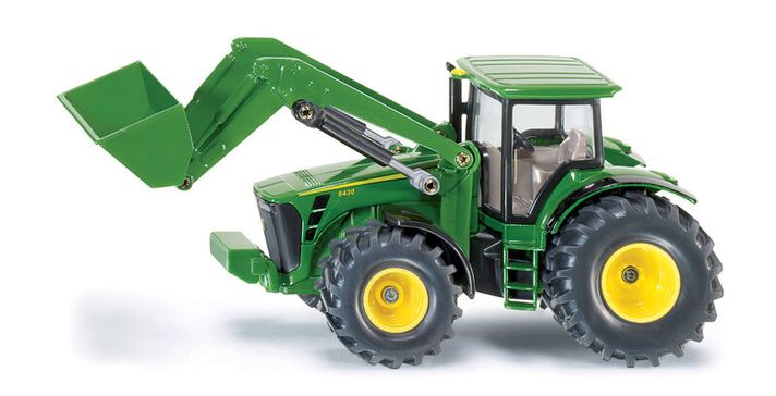 SIKU - Farmer - traktor John Deere s predným nakladačom, 1:50