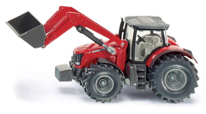 SIKU - Farmer - Traktor Massey Ferguson s predným nakladačom
