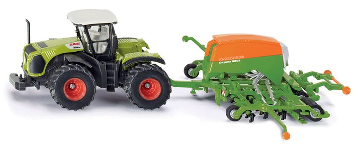 SIKU - Farmer - Traktor so sejacím prívesom 1:87