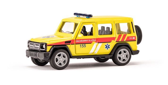 SIKU - Super česká verzia - ambulancia Mercedes AMG G65