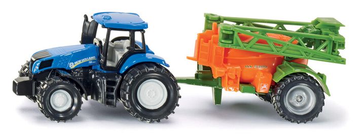 SIKU - Super - Traktor s prívesom na rozprašovanie hnojivá