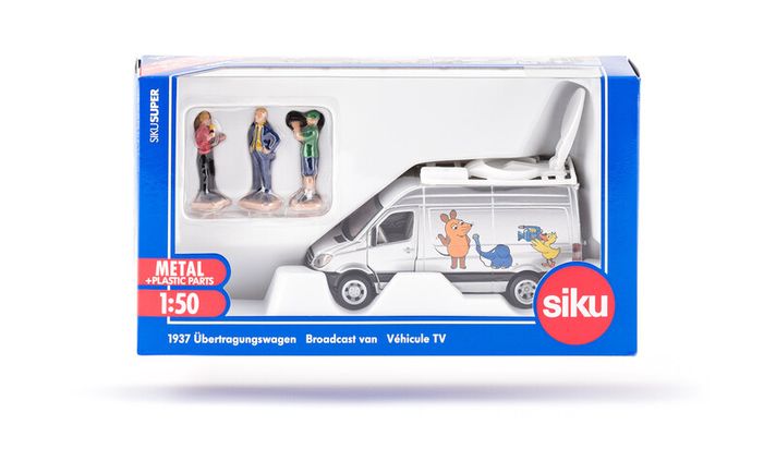 SIKU - Super - veľký prenosový voz s televíznym štábom 1:50