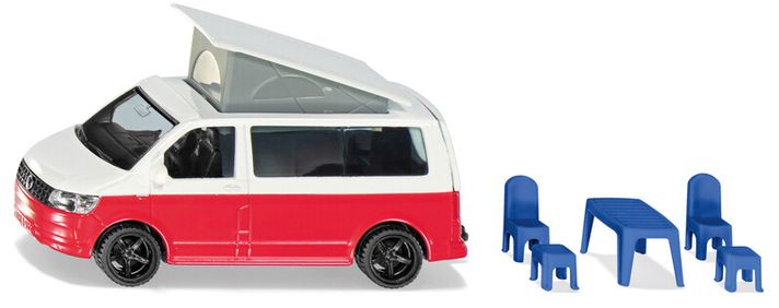 SIKU - Super - VW T6 California s pohyblivou strechou a príslušenstvom