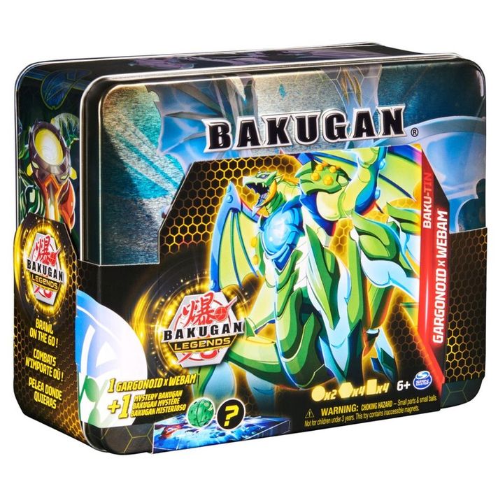 SPIN MASTER - Bakugan Plechový Box S Exkluzívnym Bakuganom S4