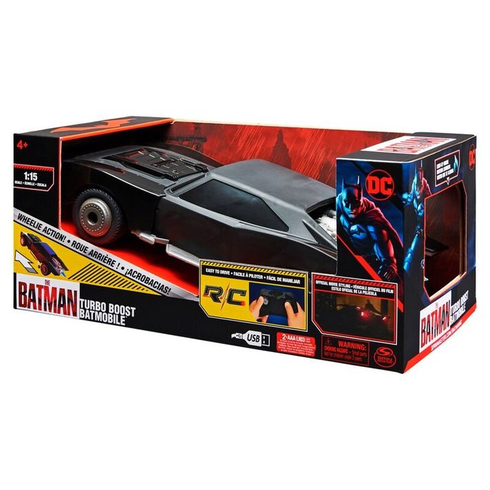 SPIN MASTER - Batman film batmobile RC jazda na zadnom