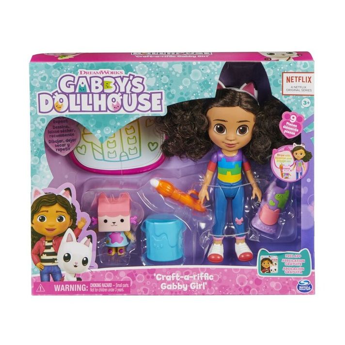 SPIN MASTER - Gabby'S Dollhouse Delux Bábika S Doplnkami K Tvoreniu