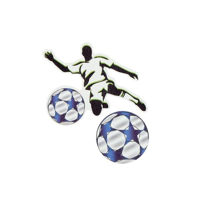 SPIRIT - Sticker na tašku Football Player, sada 2 ks