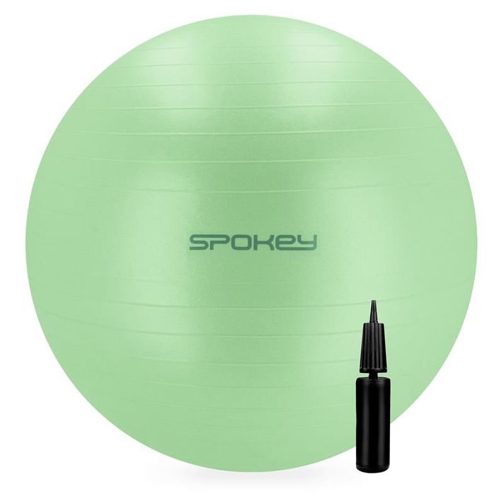 SPOKEY - FITBALL Gymnastická lopta, 55 cm, zelená