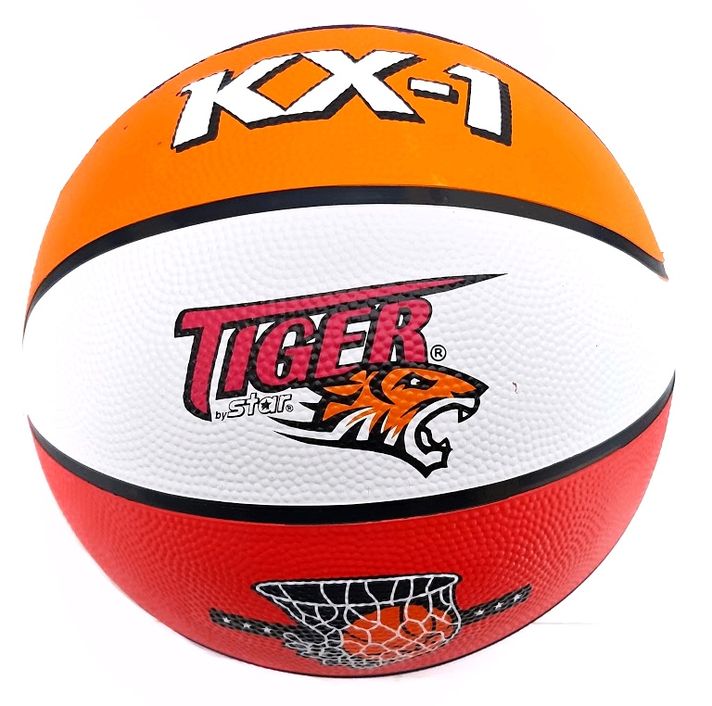 STAR TOYS - Basketbalová lopta Tiger Star KX-1 size7