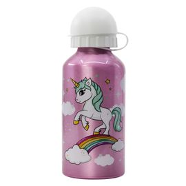 STOR - Hliníková fľaša na pitie UNICORN, 400ml, 09711