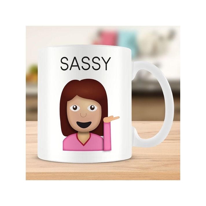 STOR - Keramický hrnček EMOJI Sassy 350ml