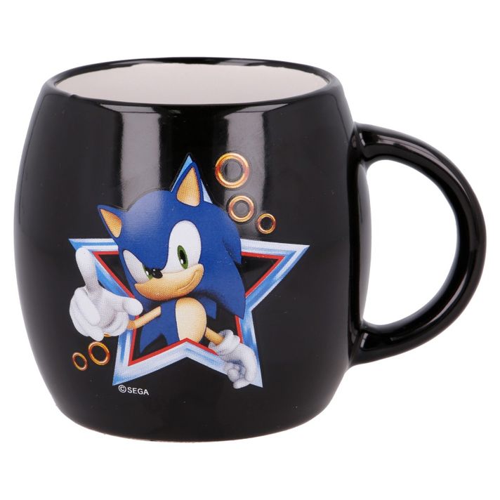 STOR - Keramický hrnček JEŽKO SONIC, 380ml, 00499