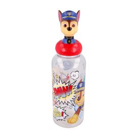 STOR - Plastová 3D fľaša s figúrkou PAW PATROL, 560ml, 10125