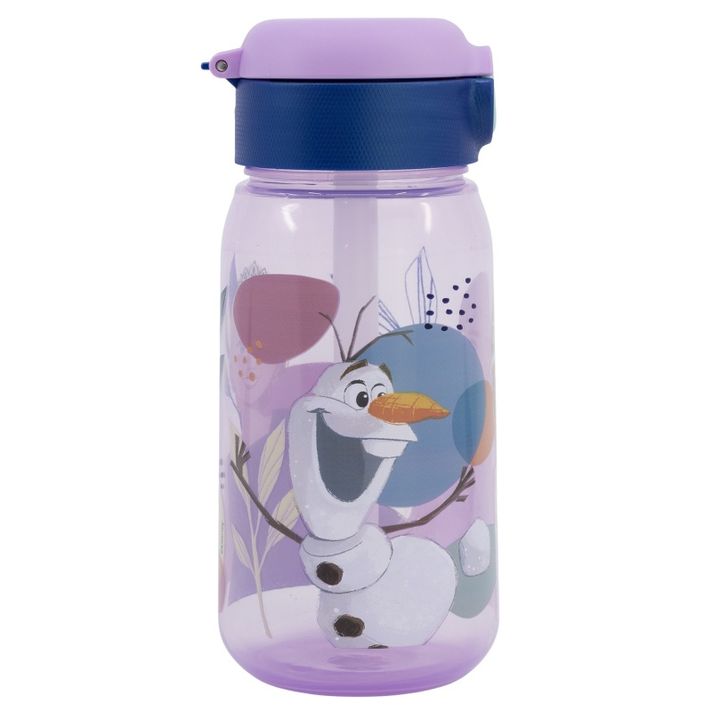 STOR - Plastová fľaša s automatickým otváraním DISNEY FROZEN, 510ml, 74242