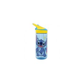 STOR - Plastová fľaša s výsuvnou slamkou Lilo & Stitch, Tritan 620ml, 75097