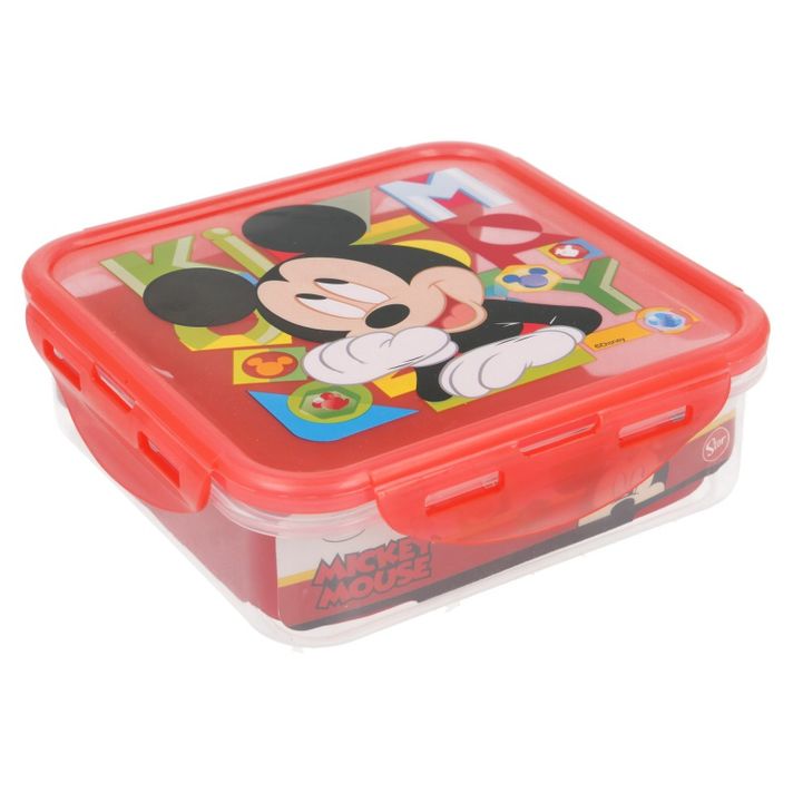 STOR - Plastový box / krabička na desiatu MICKEY MOUSE, 750ml, 44264