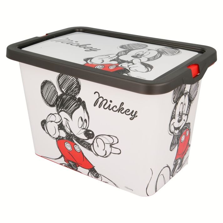 STOR - Plastový úložný box MICKEY MOUSE 7L, 02644