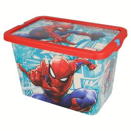 STOR - Plastový úložný box Spiderman, 7L, 02624