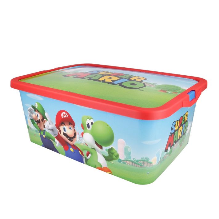 STOR - Plastový úložný box SUPER MARIO 13L, 09595