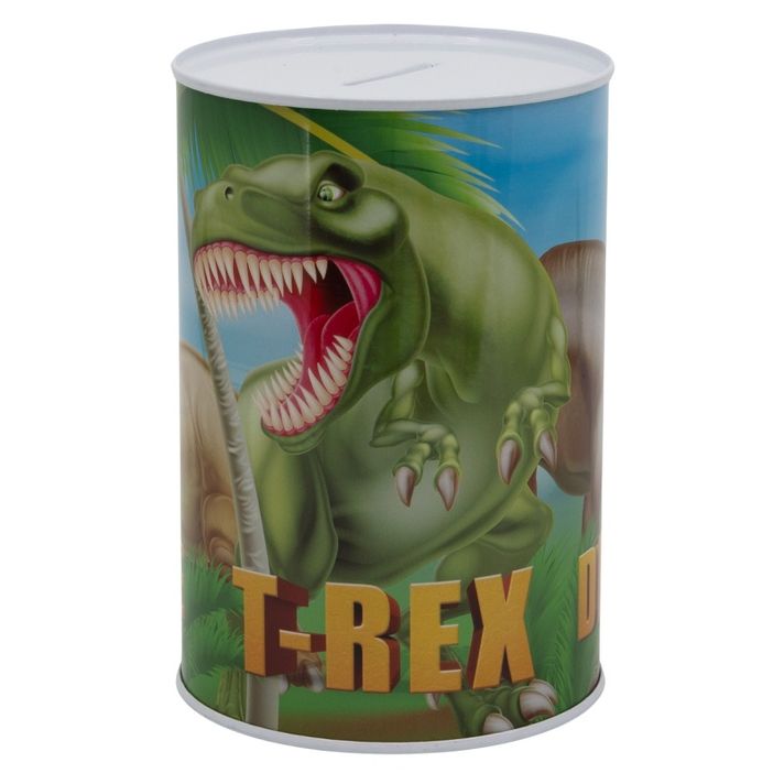 STOR - Plechová pokladnička DINOSAUR T-REX Mega, 44855