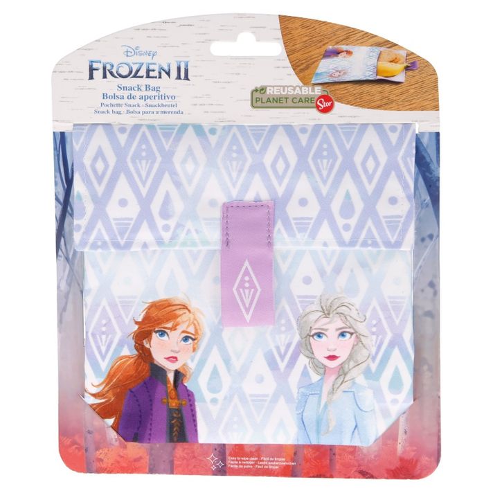 STOR - Textilné desiatové vrecúško DISNEY FROZEN Snack, 41105